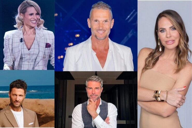 Michelle Hunziker, Filippi Bisciglia, Alvin, Flavio Montrucchio, Ilary Blasi